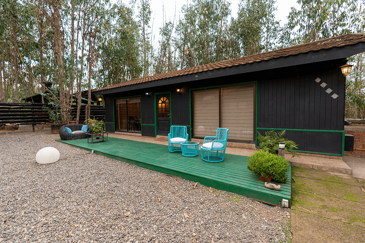 Espacio de la cabaña Cuádruple